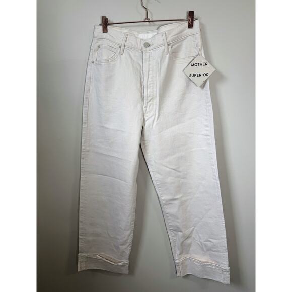 NEW NWT MOTHER Spitfire Ankle Cuff Jean in Act Natural Size 27 - Picture 2 of 6